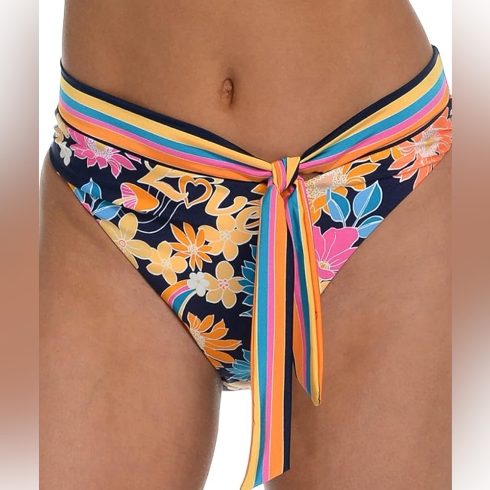 Sunshine 79 French/high bikini bottom. NEW WITH TAGS Size 2. Tropical print